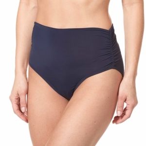Calvin Klein Liquid No Muffin Top Swim Navy